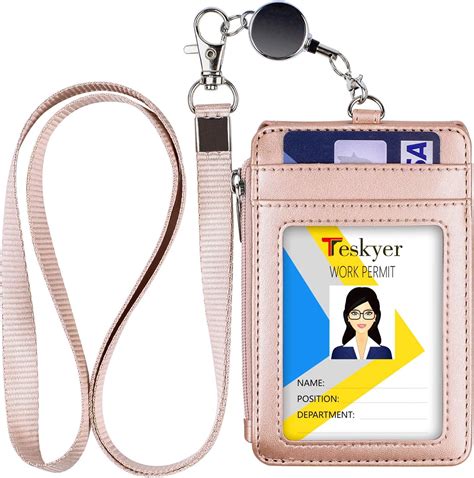 id badge holder and lanyard|retractable id badge holder lanyard.